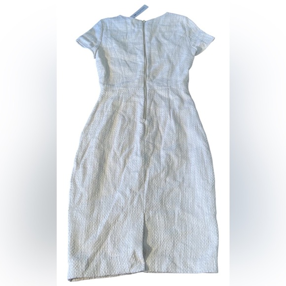 DE Collection Strapless White Textured Dress - Picture 5 of 5